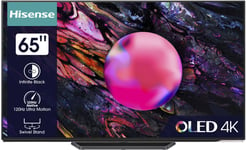 Hisense 65A85K 65" (164 cm) OLED TV, 4K Ultra HD, Smart-TV, Gris