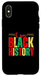 Coque pour iPhone X/XS I Am Black History - Mois de l'histoire des Noirs