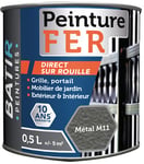 Batir Peintures Peinture fer martelé peintures - 0,5 l Métal