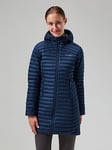 Berghaus Nula Micro Long Jacket - Navy, Navy, Size 18, Women