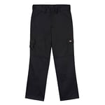 Dickies - Trousers for Men, Everyday Pants, Regular Fit, Black, 26W/32L