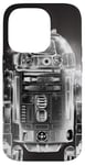 Coque pour iPhone 14 Pro Star Wars R2-D2 Retro Galaxy Noir