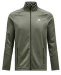 Peak Performance Rider Zip Jacket Men Pine Needle/Pine Needle-020 XL - Fri frakt