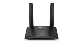 Tp-link routeur 4g lte 150mbps wifi n 300mbps tl-mr100, modem 4g, box 4g, 2 x sma pour antenne externe, 2 ports ethernet, antennes amovibles, compatib