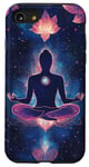 Coque pour iPhone SE (2020) / 7 / 8 Cadeau spirituel Zen Fleur de Lotus Chakras Aligné Yoga Amoureux