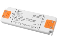 Goobay 60418, Elektronisk transformator till belysning, Orange, Vit, IP20, -20 - 45 ° C, CE, RoHS Directive 2011/65/EU [OJEU L174/88-110, 01.07.2011, Låda