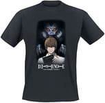 Death Note Light And Ryuk T-Shirt homme noir M 100% coton régulier