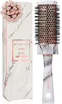 Round Hair Brush for Women Blow Dry - 43mm Ceramic Round Brush for Blow Drying, Detangling, & Styling - Marble Barrel Brush by Lily England - The Ultimate Curling Brush for Curly & All Hair Types