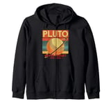 Honoring Our Lost Planet Pluto Never Forget 1930 2006 Zip Hoodie