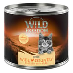 5 + 1 på köpet! Wild Freedom 6 x 200 g - KITTEN Wide Country - kalv & kyckling