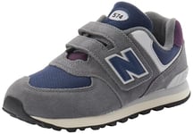 New Balance 574 Sneaker, 12 UK Grey/Navy