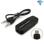 Langaton Bluetooth 4.2 Audio Vastaanotin Lähetin Musta Soitin Adapteri Stereo Auto 3.5mm Jack Tv Musiikkitarvikkeet Mini I9J8