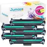 5 Tambours d'impressions type Jumao compatibles pour HP LaserJet Pro M102w, Noir