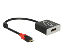 DELOCK – Adapter USB Type-C™ male > Displayport female (DP Alt Mode) 4K 60 Hz (63312)