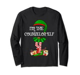 Matching Family Women Girls I'm The Counselor Elf Christmas Long Sleeve T-Shirt