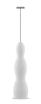 Alessi Pulcina MDL11 W - Design Milk Frother Beater, in Thermoplastic Resin, Steel Whisk and Rechargeable Battery, White