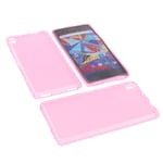 Bag for Archos Diamond S phone case protection TPU rubber pink