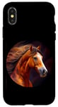 Coque pour iPhone X/XS Crinière gracieuse pour cheval de course Nature Force