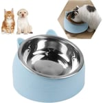 Ersandy - Gamelle pour Chat, Bol pour Animaux de Compagnie Set, Gamelle Chat Surélevée et Inclinée, Gamelle Petit Chien, Gamelle Amovible pour Chats