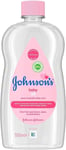 JOHNSON'S Baby Oil 500 ml, Leaves Skin Soft and Smooth, Ideal for Delicate Skin