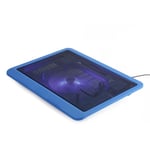 Laptop Cooler Cooling Pad Base Big Fan Usb Stand For 14 Or Blue