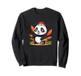 Happy Japanese Anime Sushi Panda Bear Sushi Lover Baby Panda Sweatshirt