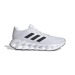 adidas Homme Switch Run Running Shoes Basket, Cloud White/Core Black/Halo Silver, 40 2/3 EU