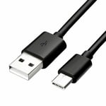 USB Charging Cable for Samsung Galaxy Tab S5e Charger Lead Black