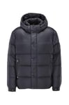 Tommy Hilfiger Doudoune Homme Mix Down Hooded Puffer Jacket avec Capuche, Bleu (Desert Sky), M