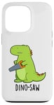 Coque pour iPhone 13 Pro Dino-saw Jeu de mots drôle dinosaure