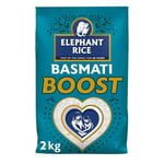 Elephant Basmati Rice with Mineral Boost 2kg | Natural Vitamin & Mineral Fortification | Support Your Immune System & Heart Health | (Pack of 1) 2kg