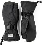 Hestra Gauntlet Sr. - 3 Finger Black/Black, 7