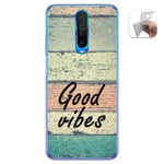 Coque Gel TPU pour Xiaomi Pocophone Little X2 Design Bois 01 Dessins