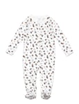 Ralph Lauren Baby Polo Bear Cotton Footed Coverall Vit