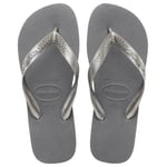 Havaianas Women Top Tiras, Steel Grey, 2