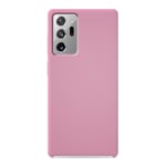 Coque silicone unie Soft Touch Rose compatible Samsung Galaxy Note 20 Ultra - Neuf