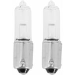 2x Ampoule 12V 21W BAY9S blanc témoin ergots décalés Clignotant Voiture Moto