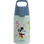 Sigg - Gourde Enfant En Acier Inoxydable - Shield One Disney Mickey & Friends - Convient Aux Boissons Gazeuses - Étanche & Légère - Sans BPA - bleu - 0,5L