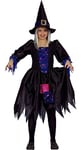 Ciao- Sorcière de la Nuit costume déguisement fille (Taille 4-6 ans)