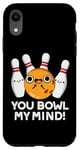 Coque pour iPhone XR You Bowl My Mind Jeu de mots de bowling amusant