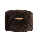 Shepherd of Sweden - Eva Puff 60x40 cm Dark Brown - Sittpuffar - Brun - Naturmaterial