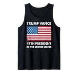 Vintage Trump Vance 47th USA President 2024 Retro Men Women Tank Top