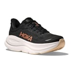 Hoka Bondi 9 Dame Black / Rose Gold, 42