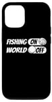 iPhone 15 Pro Fishing Angler Angling - Fisherman Fishing On World Off Case