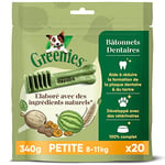 GREENIES Original Petite – Friandises à mâcher pour petit chien – 20 sticks pour une bonne hygiène bucco-dentaire – 1 sachet de 340g