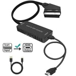 HDTV Switch SCART to HDMI Converter Video Audio Adapter For Xbox VHS STB