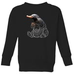 Fantastic Beasts Tribal Niffler Kids' Sweatshirt - Black - 3-4 Years