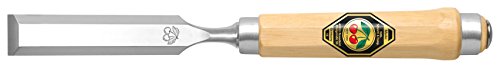 Kirschen 1002002 Ciseaux à bois avec manche en Charme octogonal, Beige/Argent, 2 mm