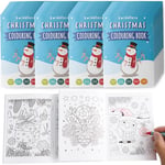 THE TWIDDLERS 36 Mini Livres de Coloriage de Noël, Petits Cahier Coloriage pour Enfants - Activité de Noël, Pochettes Surprise, Calendrier de l'Avent, Anniversaires