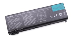 vhbw Li-Ion batterie 2200mAh (14.4V) pour ordinateur, pc Toshiba Satellite Pro L100-124, L100-125, L100-132, L100-134 comme PA3420U-1BAS, PABAS059.